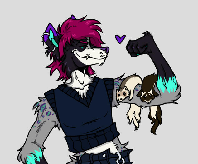 Ame the Racoon, owned by Diowulf